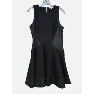 Ted Baker Womens 8 Dress Fit Flare Black Evening Sleeveless Cocktail Party NWT